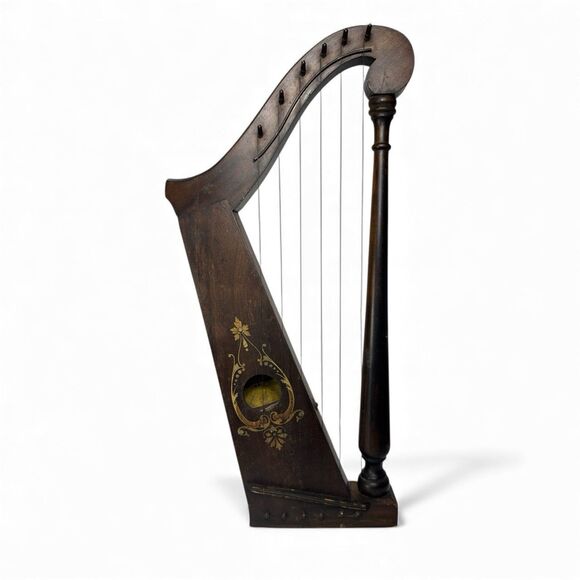 Antique 1930’s Ward Stilson Mahogany 9584 Automatic Harp Music Box Working - Picture 1 of 17